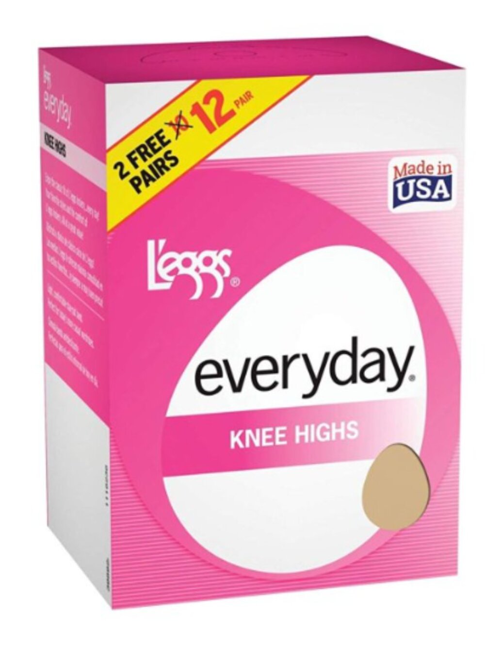 NWT Leggs Everyday Knee Highs - Suntan (12 Pack)